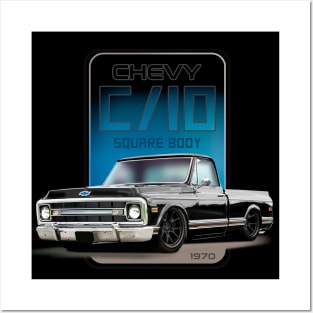 Square Body 1970 Chevy Posters and Art